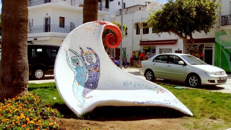 Turkey - Sea sculpture. Bodrum