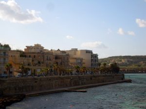 Malta - sea side of Bugibba