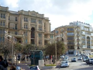 Malta - square of St. Julian's