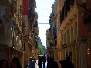 Corfu town street