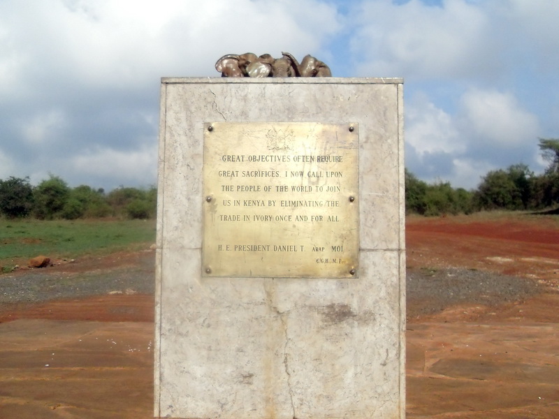 Kenya - National Park, Ivory Burning Site Monument